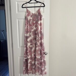 Express Paisley Print Maxi Dress